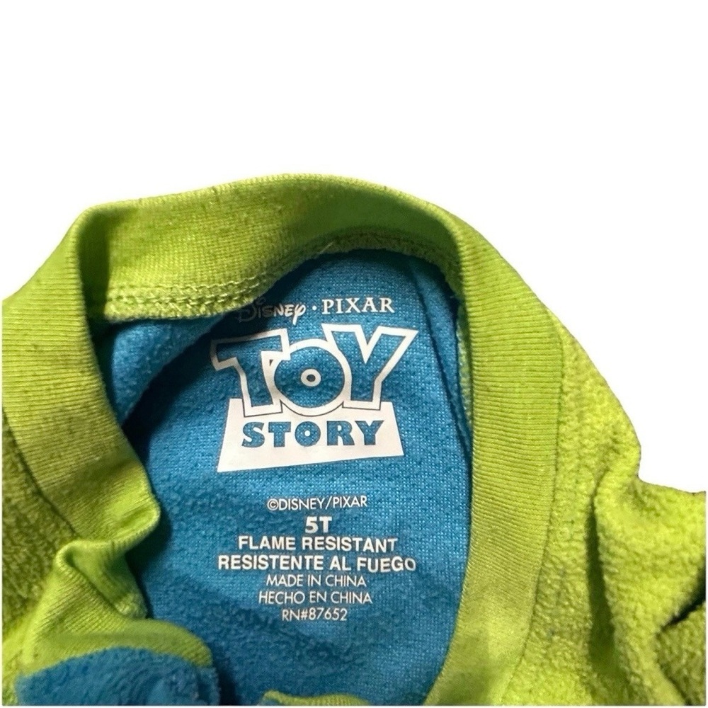 Toddler Boy Fleece Footie Pajamas Winter Cold Weather Toy Story Size 5T - Picture 5 of 5